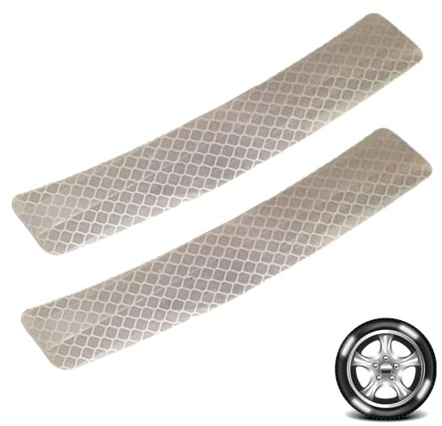 Reflektierende Aufkleber für | Leuchtendes Felgenband | Autoaufkleber für Sicherheitswarnung bei Nacht, dekorative Autoaufkleber für Radsicherheit, kratzfest, einfarbig