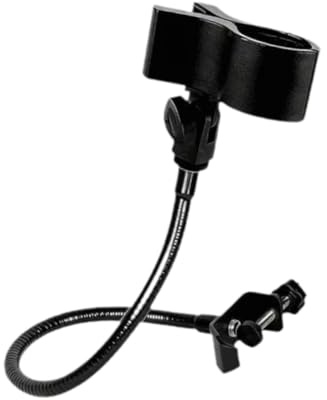 F Fityle Support Flexible avec Pince Micro, Bras Flexible de Cygne avec Pince Robuste, Support de Pratique pour réunions et Studio