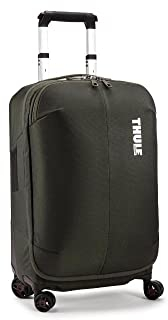 Thule Subterra 33 litri bagaglio a mano (superficie morbida, Carrello, Carry-On Spinner, 4 ruote, 55 cm) Verde scuro