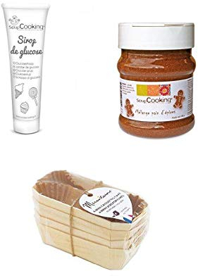 Mini scatola pan di zenzero con 4 scatole di legno