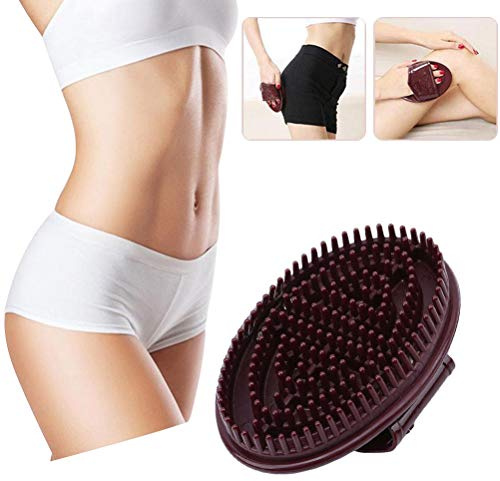 Stylelove Silikon-Körpermassagebürste Körperwaschbürste Duschwerkzeug Professionelle Glatte Cellulite-Körpermassagegerät-Bürste Anti-Cellulite-Handschuh Abnehmen Entspannendes Peeling-Massagegerät