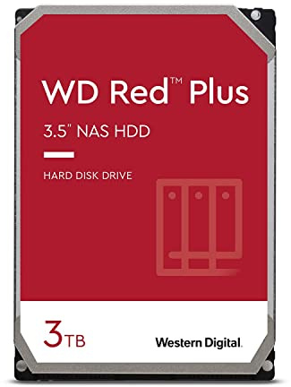 Western Digital WD30EFZX-EC - Disco duro interno de 3 TB CMR de 3.5 pulgadas, SATA 5400 rpm, caché de 128 MB NAS