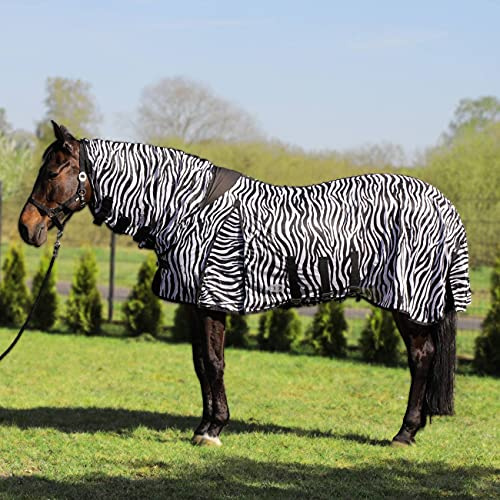 Fliegendecke York Zebra mit Halsteil Zebra (125 cm)