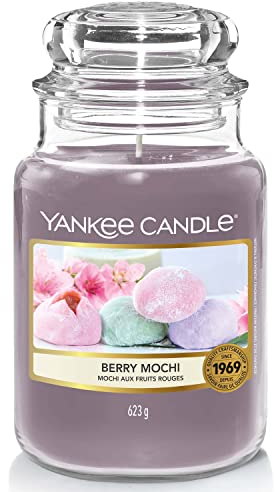 Yankee Candle Duftkerze Berry Mochi | Große Kerze im Glas | Sakura Blossom Festival Collection | Brenndauer: bis zu 150 Stunden | Toll zum Verschenken