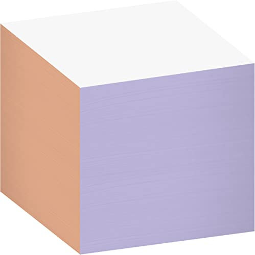 König & Ebhardt Zettelwürfel weiß, lila, coral