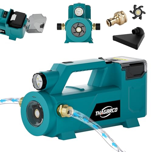 Pompa autoadescante portatile per batteria for Makita 18 V agli ioni di litio, alimentata a batteria 18 V 430 GPH (solo attrezzi, nessuna batteria)