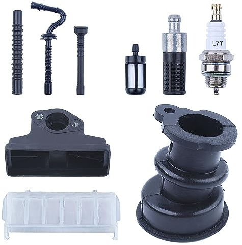 Luftfilter Set für Stihl 021 023 025 MS210 MS230 MS250 Kettensäge Motorsägen, ADEFOL Kettensägenzubehör Luftfilter mit Kraftstofffilter & Kraftstoffschlauch & Zündkerze