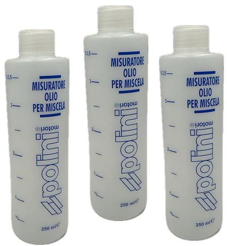 Polini - 3 medidores de aceite mezclado con tapón universal Vespa Scooter