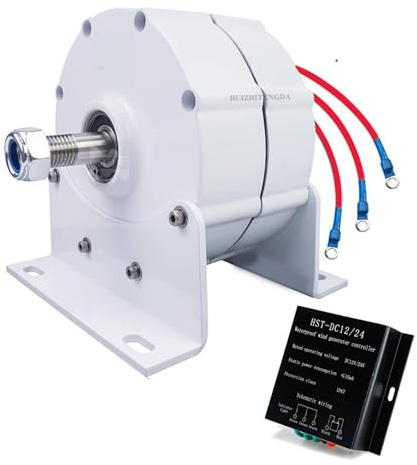 HUIZHITENGDA 12000 W 300 U/min 50 Hz Direktwelle Big Generator AC -Lichtmaschinen 220 -V -Getriebe Dauermagnet niedrige Drehzahl für Wind- und Wasserturbine,48v