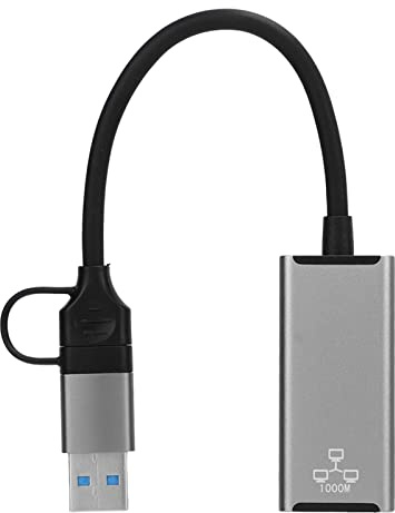 Adattatore Internet USB, Adattatore Gigabit Ethernet Robusto per,Attrezzature per la trasmissione via cavo coassiale