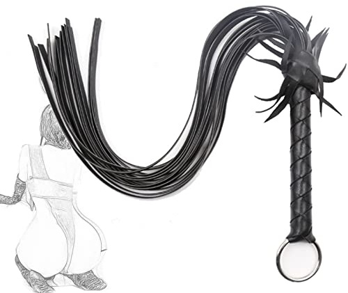Frusta in pelle Fustigatore erotico SM Sculacciata Frustino da equitazione Nappe Fruste BDSM Bondage Giochi di ruolo Cosplay Partner Giochi Giocattolo sessuale per donne Uomini e coppie