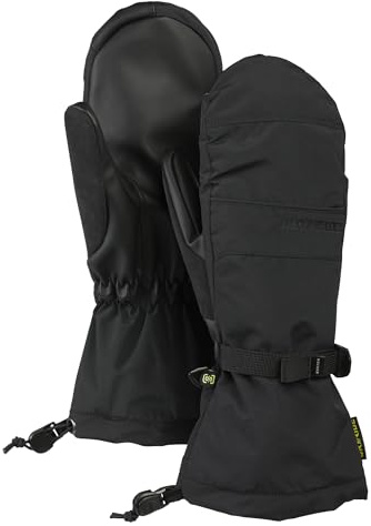 Burton Womens Profile Mittens (True Black, Medium)