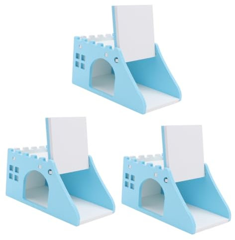 BESPORTBLE 3stücke Squirrel Wooden Sleeping Bed Für Kleine Haustiere Kreatives Hamsterhaus Mit Spielbereich Und Abnehmbarer Reinigung Für Hamster Mäuse Und Igel