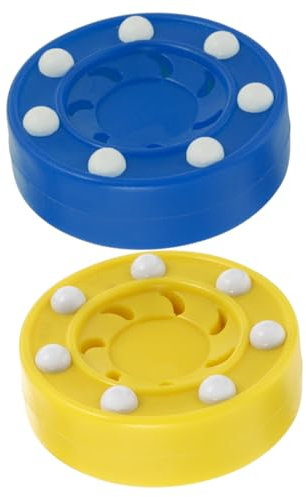 OHPHCALL 2stücke Eishockey Puck Trainingspuck Aus Kunststoff Für Eishockey Zubehör Abs Material Sport Puck Für Hockey Training Für Übungsspiel