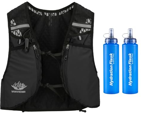 SOUUXIU VANAHEIMR - Gilet da corsa con sacca idratante, universale, regolabile, per donne e uomini, accessori per arrampicata, escursionismo e equitazione