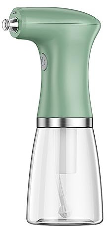 XAGMODSHN Pulverizador de aceite eléctrico para cocinar, botella de spray de 240 ml, dispensador de aceite de oliva para freidora de aire, pulverizador de aceite para hornear ensaladas