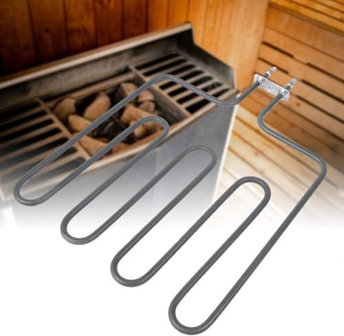 KX-ENERGIE 2000W Heizelement, Kompatibler Sauna Heizstab 6KW 220V,Sauna-Heizelement Elektrisches Heizelement für Saunaofen Heizkomponente Edelstahl Straight Heat Sauna-Heizelement