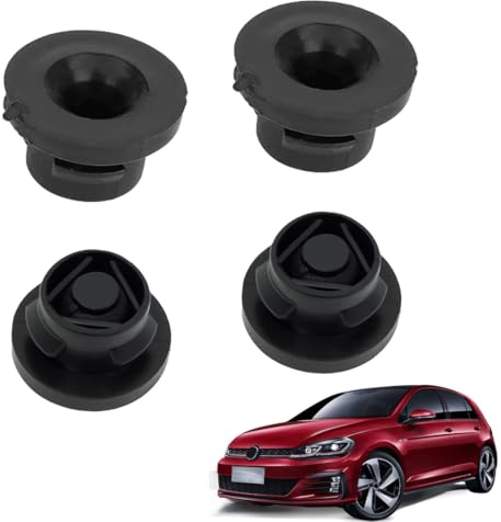 MOLZINY 4pcs Silent-bloc de circuit d'admission d'air support filtre à air Filtre à Air de Voiture en Caoutchouc pour Peugeot Berlingo C2 C3 C4 C5 JUMPY XSARA PICASSO 1.6 HDI Noir