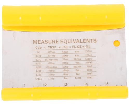 Alipis Grattoir À Pâte De Cuisine, Conception D'échelle, Coupe-pâte, Surface Lisse, Fourniture De Cuisson