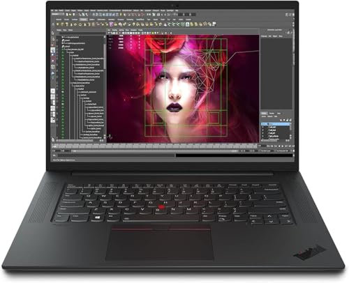 Lenovo ThinkPad P1 Gen 4 16” 4K UHD+ Touchscreen, i7-11850H, Nvidia RTX A4000 8GB, 2TB PCIe Gen 4.0x4 NVMe, 64GB DDR4, vPro, SD Card Reader, WIFI 6E, UK Backlit Keys, Windows 11 Pro (Renewed)