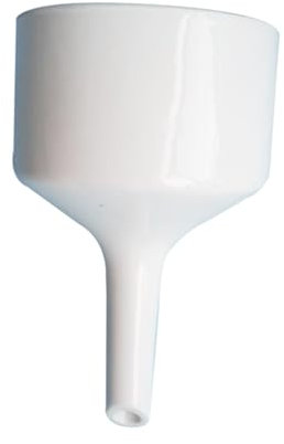 Imbuto di Büchner 100mm in Porcellana Bianca per Liquidi e Polveri