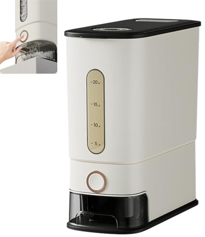 Generico Contenitore Cereali Alimenti Secchi,24 Litri Grande Capacità Conservazione A Pressione | Dispenser per Riso,Per Cucina Casa e Dispensa Contatore Soggiorno