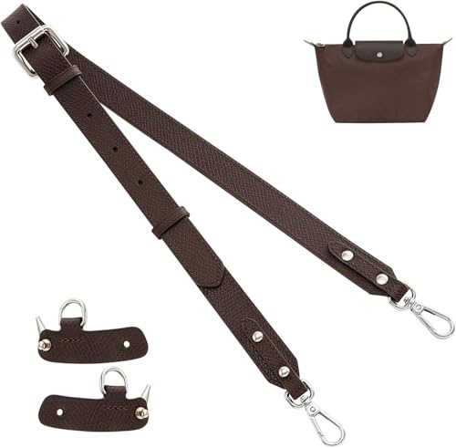 Correa para Bolso Longchamp Mujer, Correas de Hombro Ajustable Correa de Repuesto para Bolso Bandolera con Gancho Giratorio Metálico para Longchamp Le Pliage Pequeño Mediano Bolso
