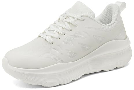 Scarpe da Ginnastica da Uomo Scarpe Palestra Uomo Invernali Nere Sneakers Bianche Estive Tennis Pallavolo Traspiranti Jogging Leggere 44 per Camminare Basse Camminata Senza Lacci Sportive Sport