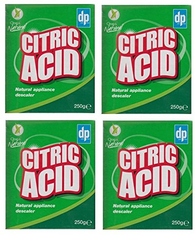 4Pk Citric Acid, Natural Appliance Descaler, 250g