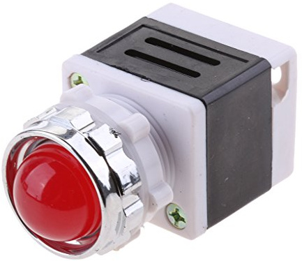 Gazechimp Témoin Lampe Ampoule LED Voyant de Signalisation Éclairage Indicateur Tableau de Bord 220V - Rouge