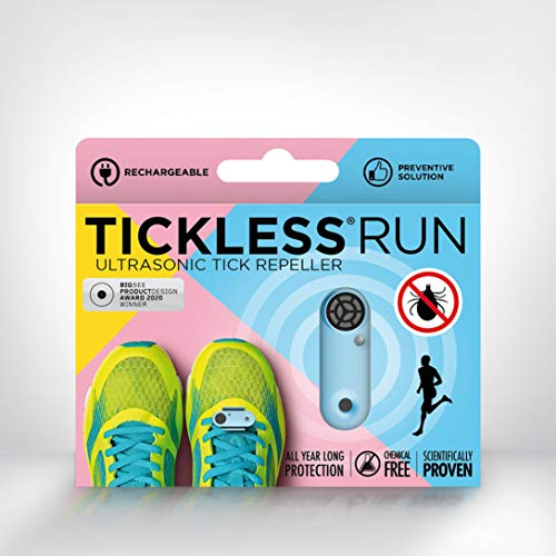 Tickless Run | Ultraschall-Zeckenschutz für Läufer | für alle Altersgruppen - Baby Blue