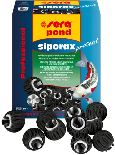 Sera Siporax Pond Protect Professional, Materiale Filtrante ad Alta Prestazione, 10L, per Filtri da Laghetto