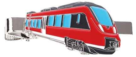 Zunftbedarfde Krawatten Schieber Klammer S-Bahn Eisenbahn Regionalbahn