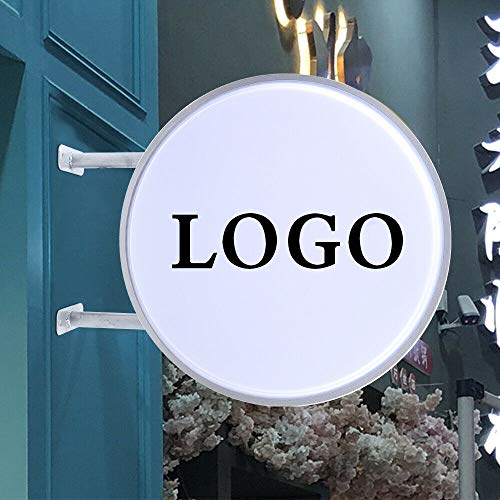 Neonlicht Lichtwerbung Leuchtreklame LED Leuchtschild Open Rund 50 cm Außenwerbung Werbung Leuchtreklame für Bar Schaufensterwerbung Business Büro Laden