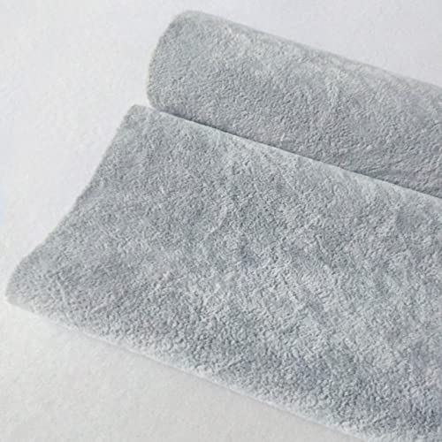 HARICSET Bastelfilz Selbstklebend 145 cm Breit Kinder Vliesstoff Stoff Filzplatten zum Filzuntersetzer Basteln Nähen DIY Patchwork(Size:1.45 * 2m,Color:hellgrau)
