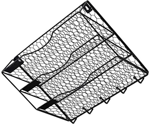 DOITOOL Wandmontierter Zeitschriftenhalter Metall Multifunktionale Aufbewahrungslösung Für Dokumente Briefe Und Magazine Für Büro Und Schlafzimmer