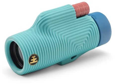 Nocs Provisions Zoom Tube 8x32 Monokular 8X Vergrößerung Teleskop Bak4 Prisma Breites Sichtfeld für Vogelbeobachtung, Rucksackreisen & Wildtierbeobachtung - Tahitiblau | Teleskop mit 8-facher Vergrößerung, Bak4-Prisma, breites Sichtfeld für die Beobachtung von Wildtieren