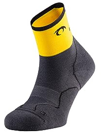 Lurbel Desafío Three – Calcetines de trail running unisex, Calcetin transpirable, antiampollas y antiolor, Calcetines con amortiguación, Calcetin tobillero para trail