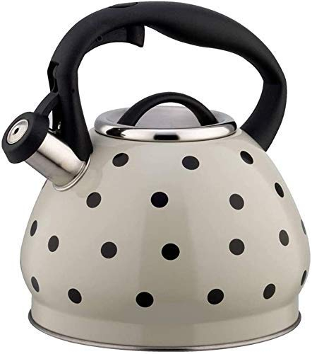 LAVAMI Teekanne Wasserkocher-3L Gas-Teekanne Edelstahl Pfeife Gasherd Herd Pfeiftopf Bouilloire Induktionsherd Krüge Schnellkochkessel