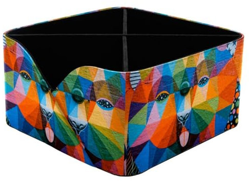 VAPOKF Grafitti Wand-Schreibtisch-Organizer mit 4 Fächern, Stifthalter, Stiftehalter, Aufbewahrungsbehälter für Schreibtisch, Schreibtisch-Aufbewahrung, Schreibwarenbedarf für Home Office
