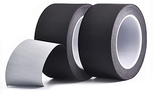 AcaiMe Isolierband, Elektroband, 2 Stück Elektroband Essigsäure Schwarz Hochtemperatur Isolierband Acetat Stoff Isolierband für Isolierung