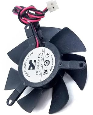Senlifang Pour Fs1250 - A1142a Fs1250 - A1342a 0.15a Ventilateur De Refroidissement De Carte Graphique DC12V à 2 Broches
