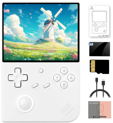 JOYARCH RG 40XXV Handheld Game Console with 64G+256G 16000+Games, Cortex-A53 64 Bit Linux 4.0 IPS Screen Portable Retro Game Player 3200mAh Battery Supports 5G WiFi Bluetooth