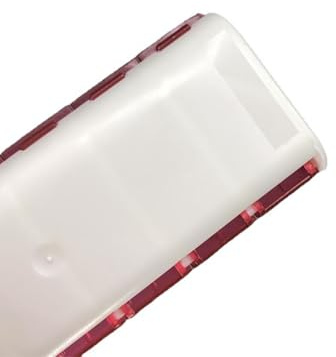 2 Stück Tablettenbox 7 Tage Klein,Wöchentlicher Pill Organizer mit 7 Fächer,Kompakte Medikamentendose für Morgens/Mittags/Abends,Tablettendose 7 Tage,Wiederverwendbar Pillendose für Vitamine&Tabletten