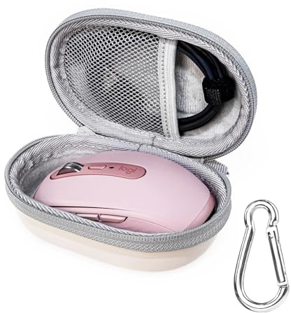 AONKE Funda rígida de viaje para Logitech MX Anywhere 3S /Anywhere 3 Anywhere 2S Anywhere 2 Compact Performance, solo funda (gris pálido)