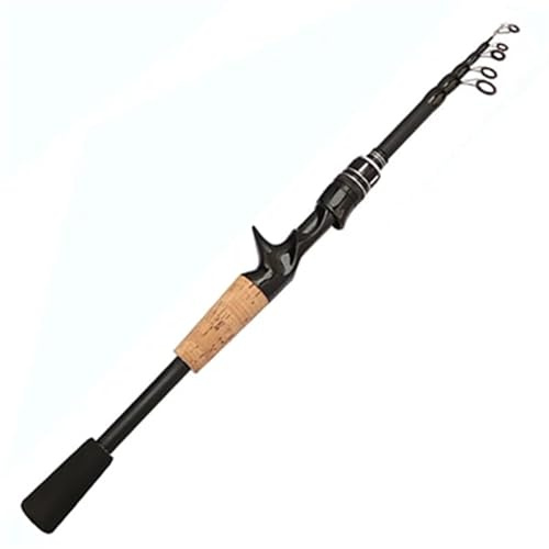 XPJYUA Canna da Pesca Baitcasting Lure Canna da Pesca Telescopico Manico in Legno Casting in Carbonio Attrezzatura da Pesca Professionale Leggero(Casting Rod,2.1Meter)