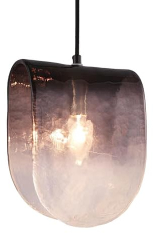 E14 Light Source Single-Head Chandelier, Personalized Glass Hanging Lamp Lampshade, Ceiling Lighting Fixtures, Bedroom Dining Room Kitchen Decoration Pendant Light