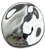 XFSRG Círculo geométrico broche para ropa mujer broche cierre clip imperdibles broches novia corchetes para ropa broches de flores (Plata)