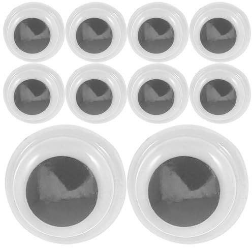 JOINPAYA 500pezzi Occhi Mobili Adesivi per Lavoretti Fai da Te Bulbi Oculari per Decorazioni Abbellimenti Scrapbooking e Bambole Personalizzate