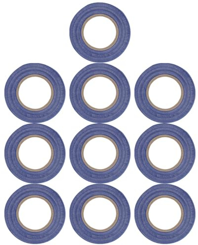 WRITWAA Cinta para Atar Plantas de Jardín 10 Rollos de 30 M Azul para Tutores y Soporte de Vid Cintas de Plantación Resistentes y Seguras para Tomates, Flores y Cultivos en Invernadero